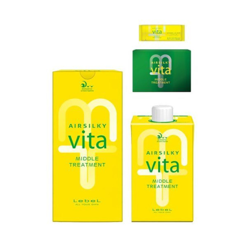 Lebel AIRSILKY vita MT Лосьон воздушной завивки волос и порошок увлажняющий эффект витамина С