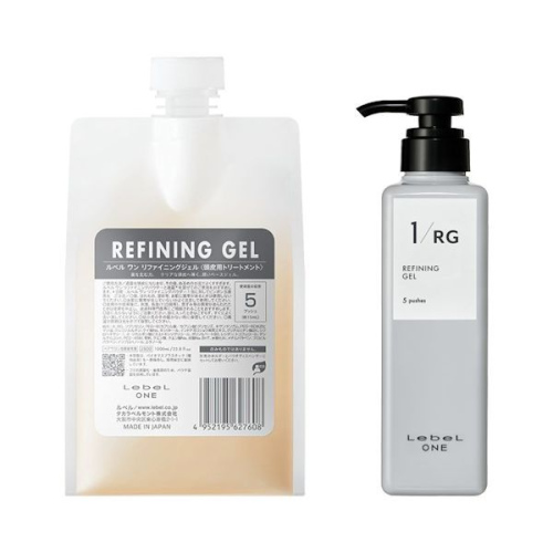 Lebel ONE SALON CARE REFINING GEL Scalp Treatment 1RG Средство лечение кожи головы "Refine Bath"